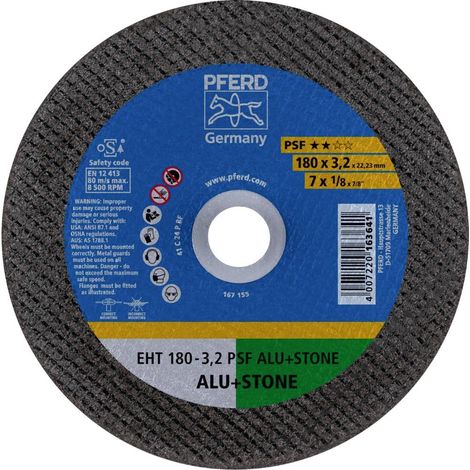 Disque de coupe C24PPS courbé 178x32mm PFERD (1/3)