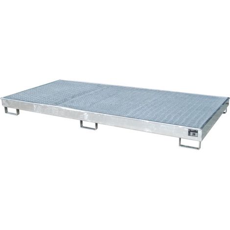 Bauer Südlohn Bac à étagère avec insert PE RW-GR 2700-1 PE, galvanisé à chaud