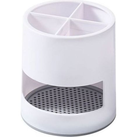 Porte-brosses À Dents - Ventilation Et Drainage Intégrés - Pour Salle De Bain Cuisine Bureau - 1 Pièce (1/3)