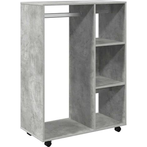 Maison Exclusive - Armadio Grigio Cemento 80x40x110 cm in Legno Multistrato