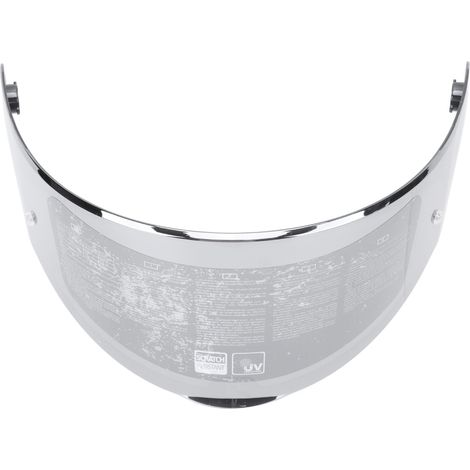 Silbernes Motorradhelmvisier, robust und transparent, bietet langanhaltenden Sonnenschutz für die Helme FF320, 328, 353 und 800. (1/5)