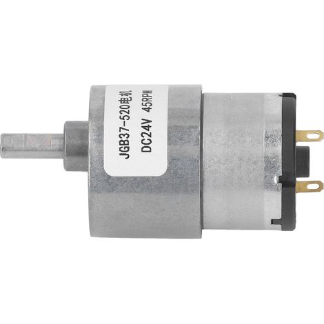 Selbsthemmender Schneckengetriebemotor, hohes Drehmoment, Messingspule, 24-V-Gleichstrom-Untersetzungsgetriebe, 45 U/min (1/5)