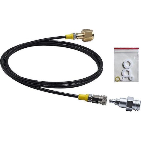 Soda eau machine charbon Dioxide Fill station adaptateur TR21 4 pour externe CO2 réservoir avec 98 Inches tuyau kit (1/5)