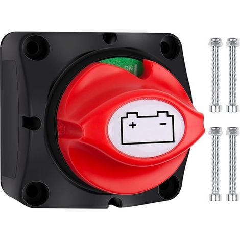 Interruptor de desconexión de batería 12V-48V - 275A - Para barco, camión, coche (1/2)
