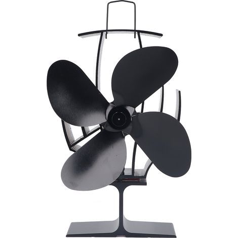 Ventilador térmico de 4 aspas, 1500 rpm, bajo nivel de ruido, rejilla (1/5)