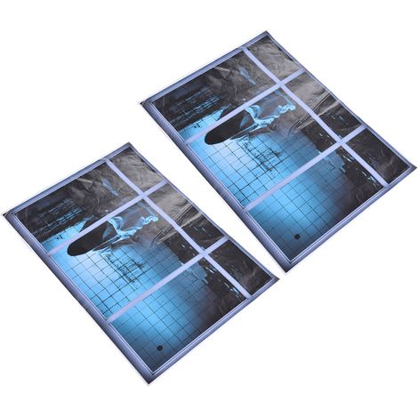 2 Stück 3D-Halloween-Wandaufkleber aus PVC: Gruselige weibliche Geister – Wandtattoos für Partydekoration (1/5)