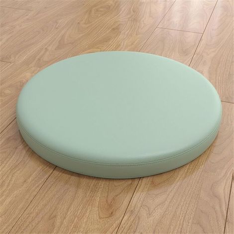 Diamètre 45cm Coussin de Chaise Ronde, Imperméable Coussin de Siège Mousse à Mémoire de Forme Galette de Chaise Rond Coussins de Chaises Lavable Coussins de Tabouret