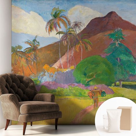 Tapete Vliestapete mit Kleber - abwaschbar - Arbeitszimmer - Esszimmer- Top Qualität Exotische Natur 250x250 cm (1/5)