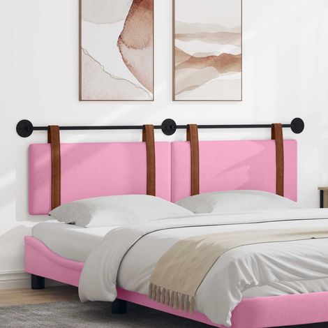 Hängendes Kopfteil Rosa Antikes PU