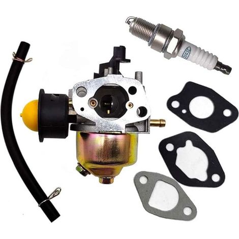 Carburateur avec bougie d'allumage, jeu de joints pour tondeuse à gazon Einhell GC-PM 46/1 S/GC-PM 51/2 S HW/HBM 46 R (1/5)