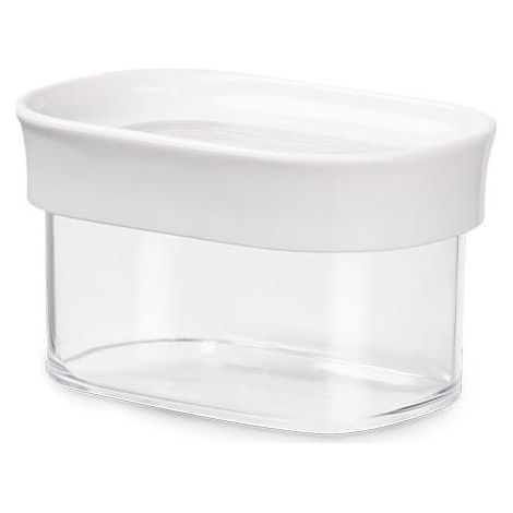 EMSA Optima Rectangular Contenedor 0,18 L Transparente, Blanco 1 pieza(s)