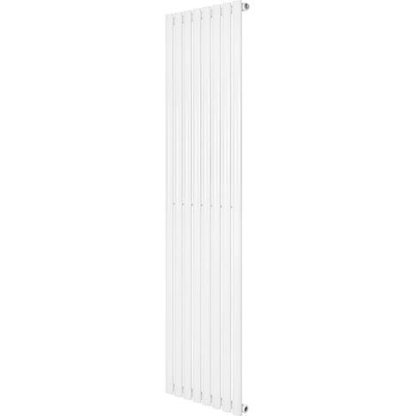 Oval Single Column Radiator - 1800 x 480mm - White