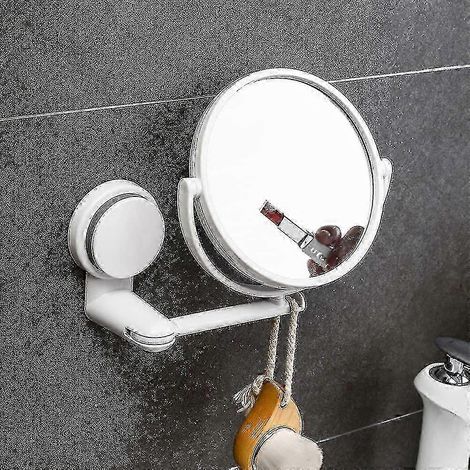 Miroir à ventouse, adapté aux tables ou aux salles de bains, angle réglable. (1/2)