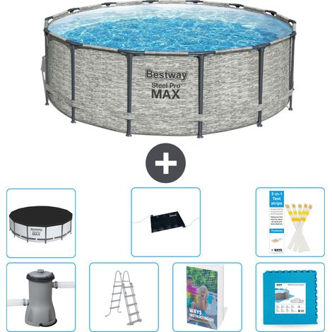 Bestway Steel Pro MAX Rund - 427x122 cm - 8-teilig S621