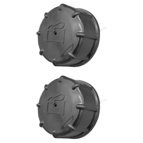 2 Pièces Bouchon Réservoir D'essence Haie, Pièces Pour Tondeuses à Gazon Bouchon De Réservoir D'essence De Remplacement En Plastique, Bouchon Réservoir Carburant Tondeuse à Gazon Tronçonneuses (1/5)
