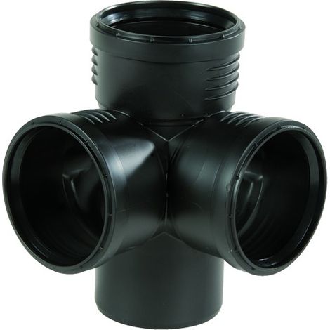 BRAGA A SCAGNO 875 ° AD INNESTO IN PP CON GUARNIZIONE SERIE SILENT EE ¸110 GEBERIT