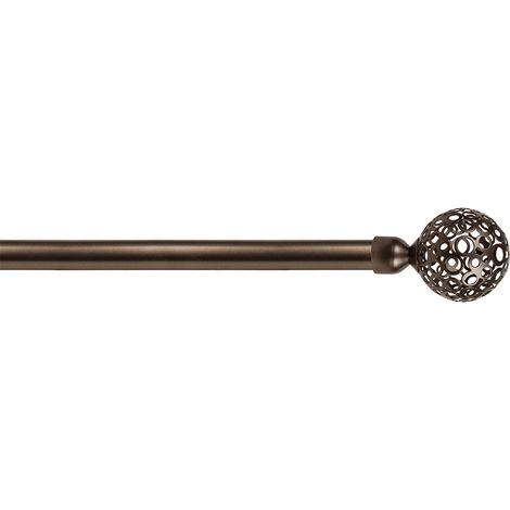 SCORRITENDA 'KIT FERRO' mod. 'Boccia fiore' col. bronzo Ø 20/19 mm. - ERREBI