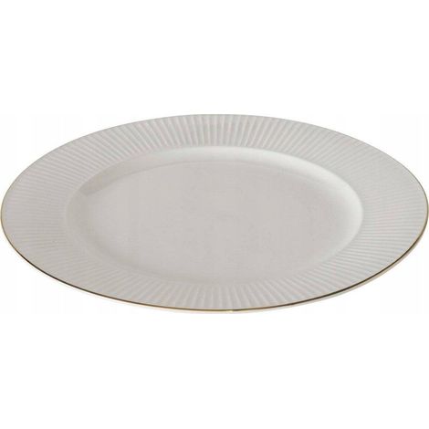 Plato boltze KELLY porcelana elementos dorados 26,5 cm (1/3)