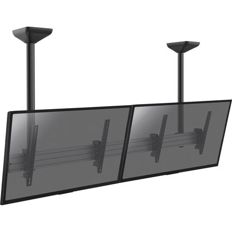 Support plafond menu board 2 écrans 45''-55'' - Hauteur 100cm (1/3)