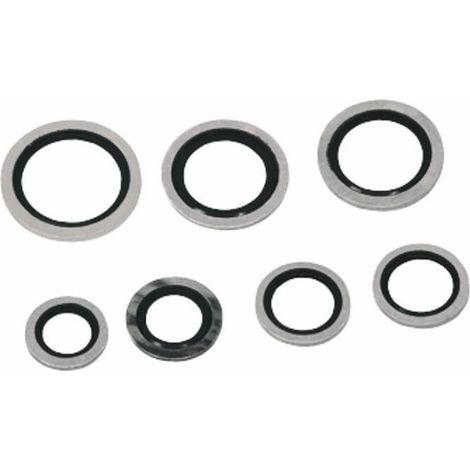 Rondelles collées 'BONDED' 1/4" - 13,7mm (Lot de 50)
