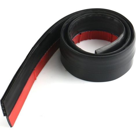 Guarnizione adesiva per la parte inferiore della porta, 90 cm x 5 cm, in silicone flessibile, isolante acustico e termico, antirumore, antipolvere, antiaria fredda, anti-topi, formiche, scarafaggi e i (1/4)