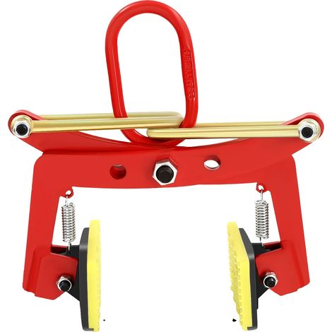 Attrezzo per estrarre pietre, capacità di carico 330 kg, impugnatura regolabile, colore rosso. (1/2)