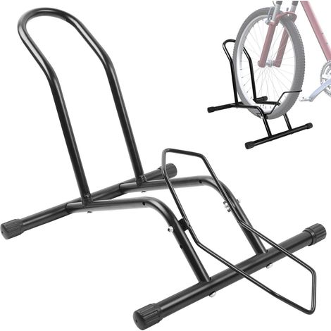 Support de rangement pour vélo autoportant, pour tous les vélos de 16 à 29 pouces, pour VTT, vélo de route, noir (1/5)