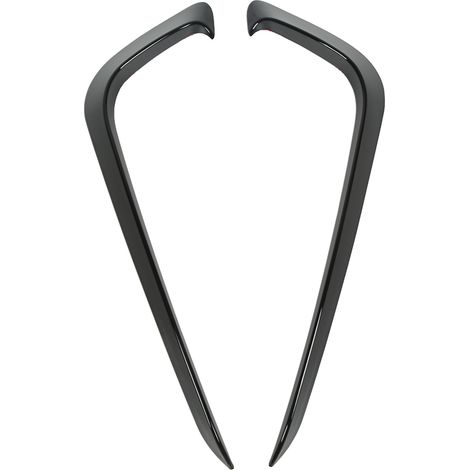 Enjoliveurs de feux antibrouillard avant, baguettes de garniture de spoiler de pare-chocs, caches de phares noir brillant, séparateur et diffuseur (ensemble de 2 pièces) adaptés aux berlines BMW B7 de (1/5)