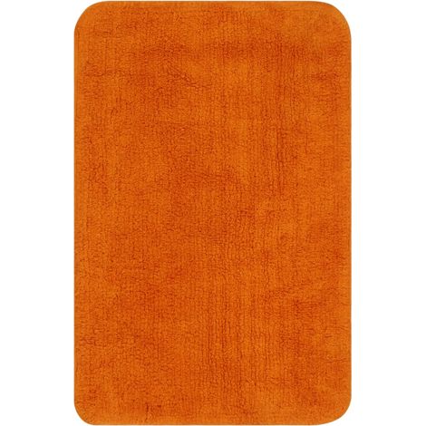Maison Exclusive - Set Tappetini per Bagno 3 pz in Tessuto Arancione