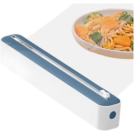 BUNTHAUS Distributeur Film Alimentaire Avec Coupeur Distributeur Papier Aluminium Dérouleur De Film Magnétique Coupe Papier Alimentaire Pour Film Étirable,Papier D'aluminium,Cuisine Domestique, Restau