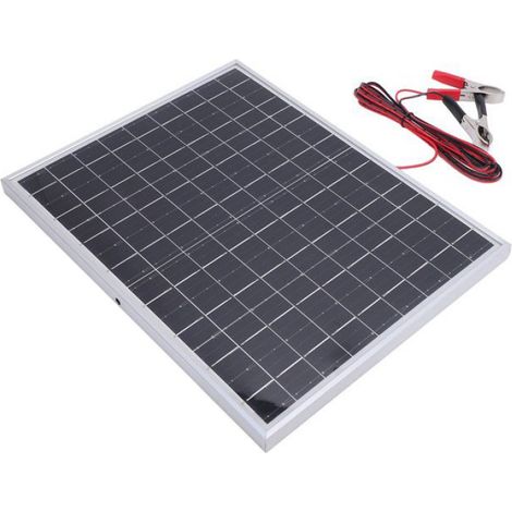 1 Panneau solaire, 15W 12V 24V, silicium monocristallin, étanche, pour voiture camping bateau (1/5)