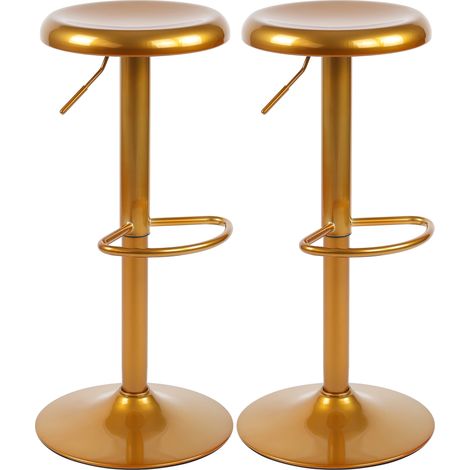 2er Set Barhocker Williston gold
