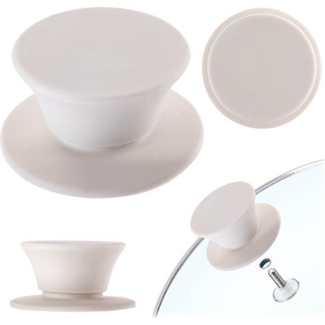 Silikonhalter für Glasdeckel, beige (1/5)