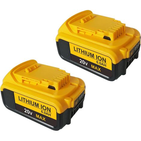 DEWALT 18V XR Li-Ionen-Ersatzakkus (DCB184, DCB182 und DCF885) für Akku-Bohrschrauber (2er-Pack)
