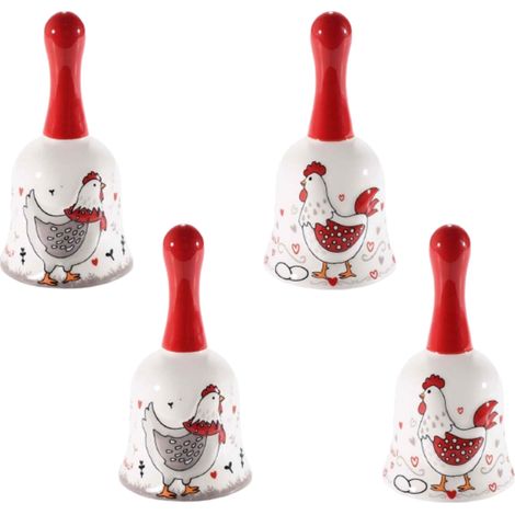 Campane Pasquali in Ceramica Addobbo per la Tavola, Idea Regalo Set da 6 (1/3)
