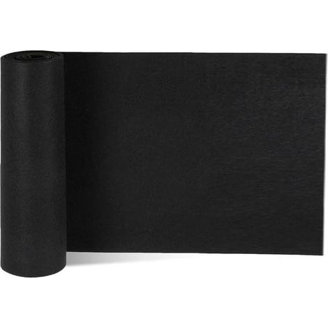 Rouleau de feutre noir 0, 3 m x 2, tissu non tissé réutilisable pour pots jardin (1/3)