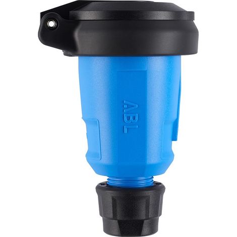 ABL Schutzkontakt-Kupplung Hightech 1580, 16A 250V IP54, Kunststoff, Blau (1/3)