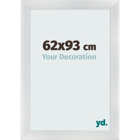 yd. - Cadre photo 62x93 - Argent Mat - MDF - Pisa (1/5)