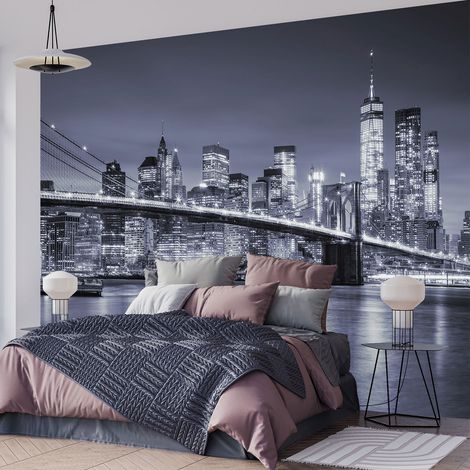 Papier peint panoramique - Panorama New York - 130 cm x 86 cm (1/4)
