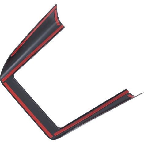 Convient pour la version restylée du MODEL3/Y, modification de la garniture du cadre de chargement de la console centrale et du cadre de chargement de téléphone portable en ABS et fibre de carbone. (1/4)