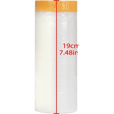 Película de enmascaramiento, protección impermeable, fácil aplicación, 200 cm x 10 m (1/2)