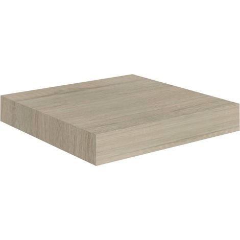Étagère murale,Étagère flottante chêne 23x23,5x3,8 cm MDF CFW86326 (1/5)