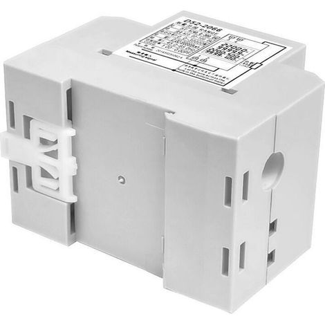 Wattmètre Digital Précis - Sous Compteur Électrique Rail DIN pour Mesure Consommation Électrique (220V, AC40-300V) Compteur d'Énergie Intelligent Monophasé avec Affichage Puissance/Courant/Fréquence (1/4)