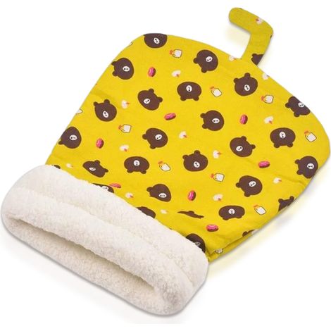 1-teiliger Schlafsack, Winter-Katzenhütte, 360°-Rundum- und selbsterwärmende Decke für Wohnungskatzen unter 7,5 kg.