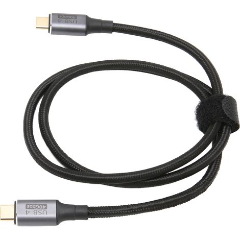 Câble USB-C 40Gbps Charge Rapide PD 100W 8K Vidéo 60Hz Compatible Thunderbolt 3 80cm (1/5)