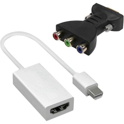 Câble adaptateur Mini DisplayPort DP Thunderbolt vers HDMI compatible avec (1/5)