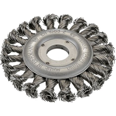 Brosse ronde avec fil acier tressé RBZ 115mm - OSBORN - 2008631151 (1/2)