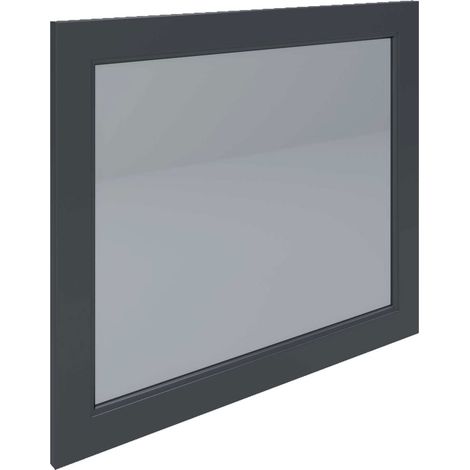 RAK Washington Black 785mm x 650mm Flat Mirror - RAKWMR80504 (1/2)