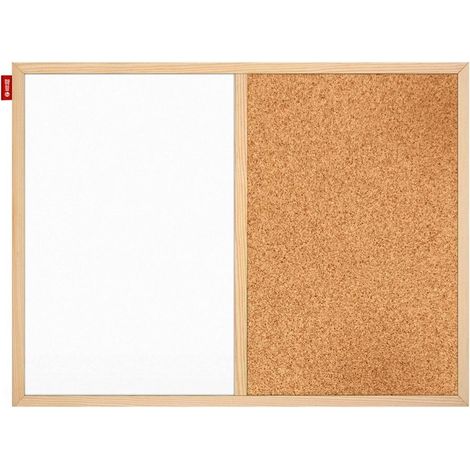 Duo Kork- und trocken abwischbare Magnettafel