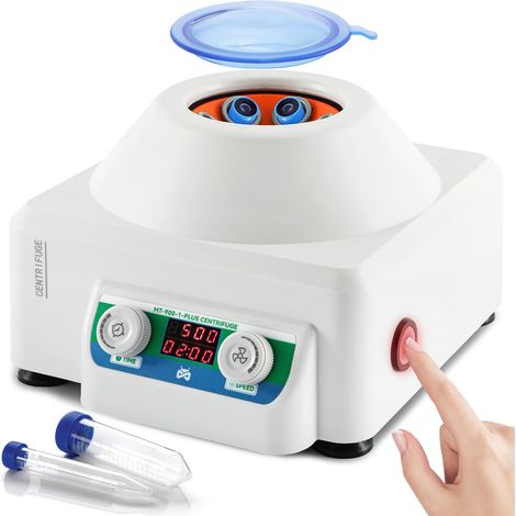 Centrifugeuse de Laboratoire, 4000rpm, 6x15ml, 1685xg, 60min  pour Tubes à Essais 15ml/10ml/5ml, pour Séparation D'échantillons, Analyse Qualitative (Prise EU) (1/5)